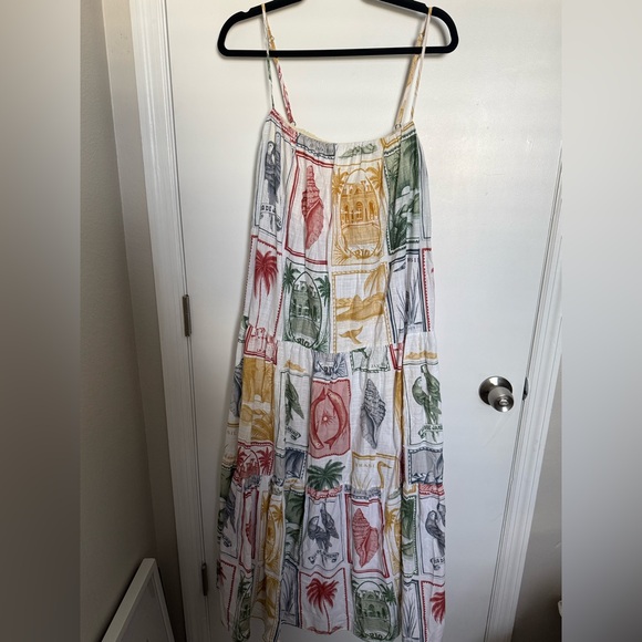 Multicolor Shell Print Dress - Picture 3 of 3